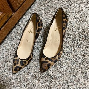 Christian Louboutin calf-hair pump